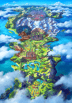 pokemon podcast, miauz genau!, deutsch, Galar Region, Karte, Map, Landkarte, Weg, Route, Abenteuer, Verdeckt Wolken