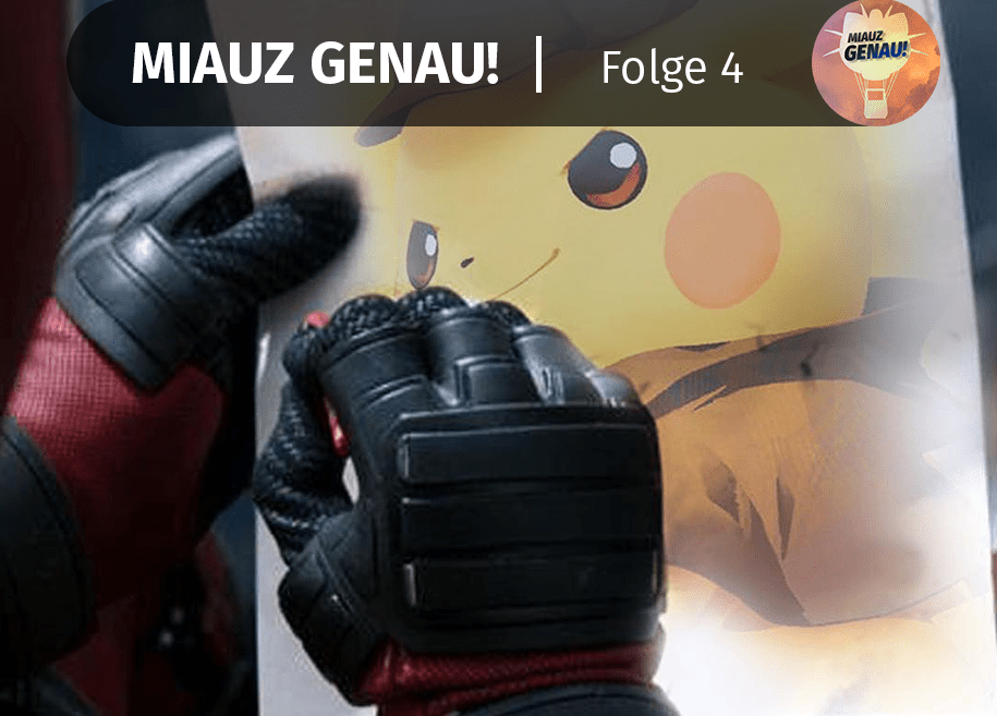 Deadpool zeichnet Pikachu auf Brücke Detektiv, pokemon podcast, miauz genau!, deutsch,