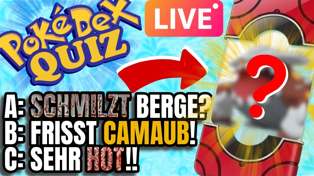 Thumbnail vom Pokédex Quiz von Der Hase mit Hut. Dabei waren Yuli, ripthepokepack, Leeni und Domi von Miauz Genau, dem deutschen Pokémon Podcast